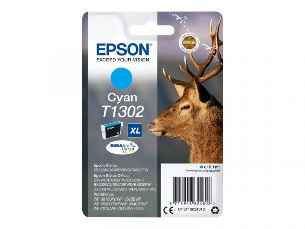 Patrone Epson Stylus BX305FW cyan T1302
