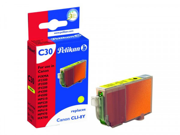 Pelikan Patrone Canon C30 CLI8 ye yellow kompatibel