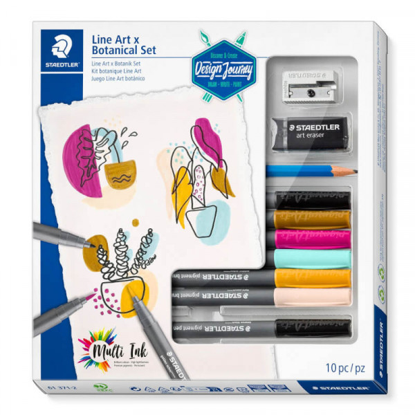 STAEDTLER "Design Journey" LineArt & Botanical Set