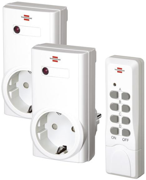 Funkschaltset Brennentuhl 1000W 1x Sender 2x Empänger
