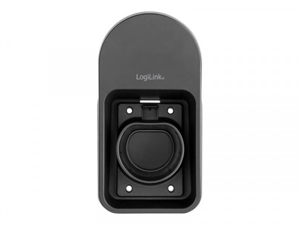 Logilink Wandhalterung m.Kabelablage f. Auto-Ladekabel,schw.