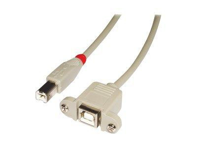 Lindy USB 2.0 Verlängerung Typ B/B M/F 1m