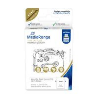 MediaRange Kunststoff-Schriftbandkassette 18mm, 8m laminiert