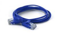 Wantec Patchkabel UTP CAT6a d=2,8mm 1,0m blau