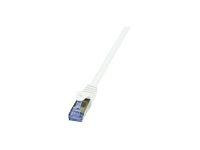 LogiLink CAT6A S/FTP Patchkabel AWG26 PIMF weiß 30m