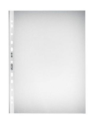 Herlitz Prospekthülle A4 PP genarbt dokuecht 10er Packung