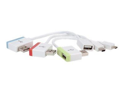 Manhattan USB-HUB Adapter USB 2.0 iLynk Micro&Mini