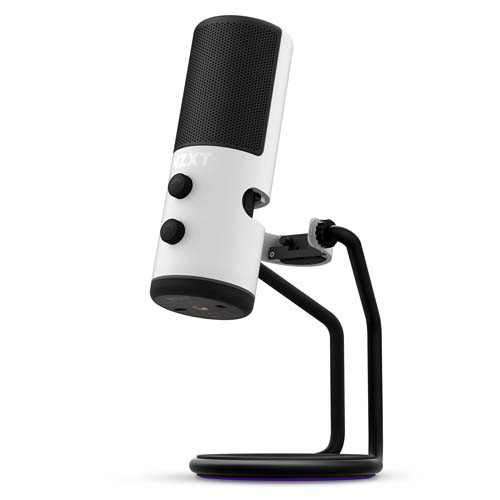 NZXT Capsule Cardioid USB Microphone white