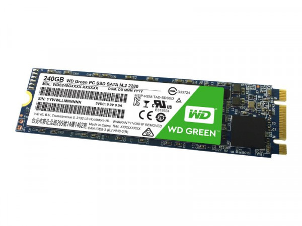SSD 240GB WD Green M.2 (2280) SATAIII intern bulk