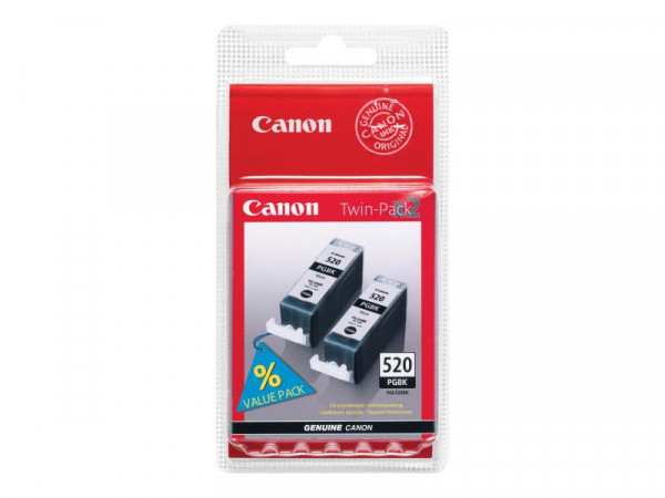 Patrone Canon PGI520BK Twin black pigmentiert 2932B012