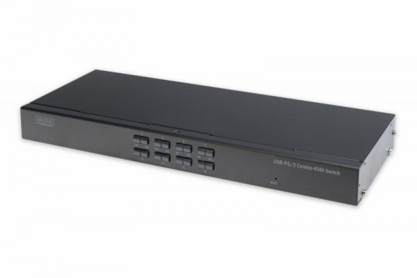 DIGITUS KVM Switch 1 User -> 8 PCs (je PS/2 od. USB)