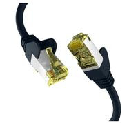 EFB CAT6a SCHWARZ 1m Patchkabel S/FTP PIMF