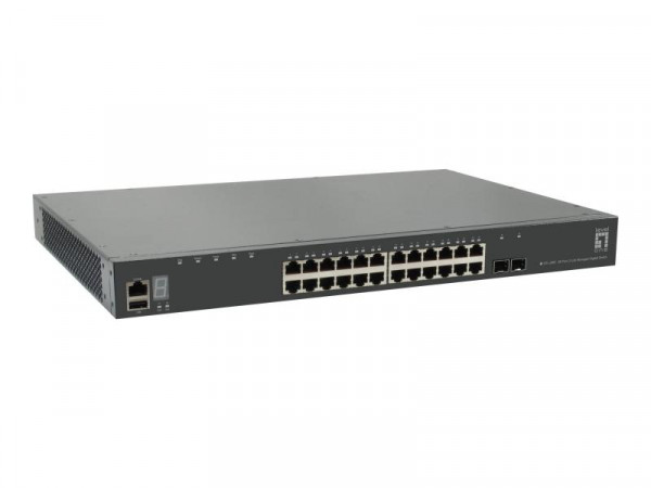 LevelOne Switch 28x GE GTL-2881 1xGE 2xGSFP 19