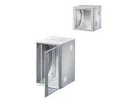 FlatBox Rittal DK 9HE BxT 600x600mm grau 19" Profilschienen