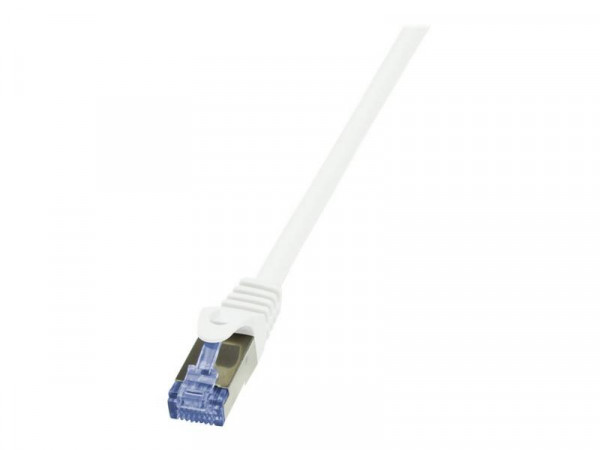Logilink Patchkabel mit Cat7-Rohk. Primel. S/FTP weiß 0,25m