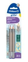 Pelikan Bleistifte griffix HB/2/B 2 Stück Faltschachtel