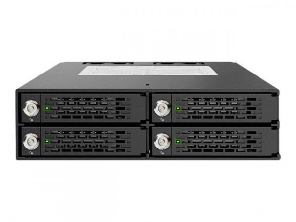 Backplane IcyDock 4x6,3cm SATAI-III/SAS in 1x5,25" HDD/SSD 