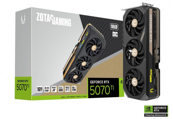 Zotac RTX 5070 TI Solid OC 16GB GDDR7 HDMI 3xDP