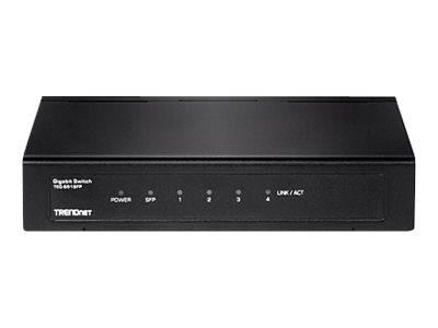TRENDnet Switch 4-port Gbit Lüfterlos Metall