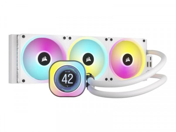 CORSAIR WAK Cooling iCUE LINK H150i LCD White AIO 360mm