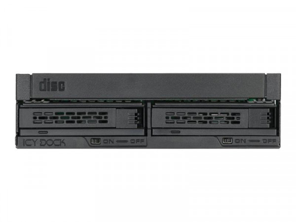 We-Ra. IcyDock 2x6,3cm SAS/SATA HDD&SSD in 5,25"+ 1xslim ODD retail