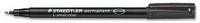 STAEDTLER Folienstift Lumocolor perm M schwarz 10 Stück