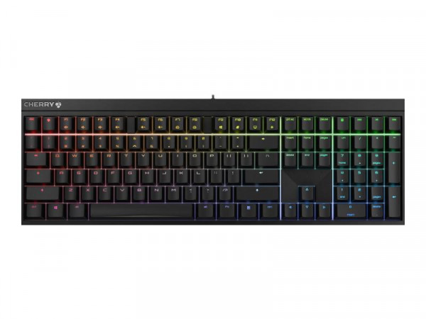 CHERRY TAS MX 2.0S RGB Corded DE-Layout schwarz MX BROWN