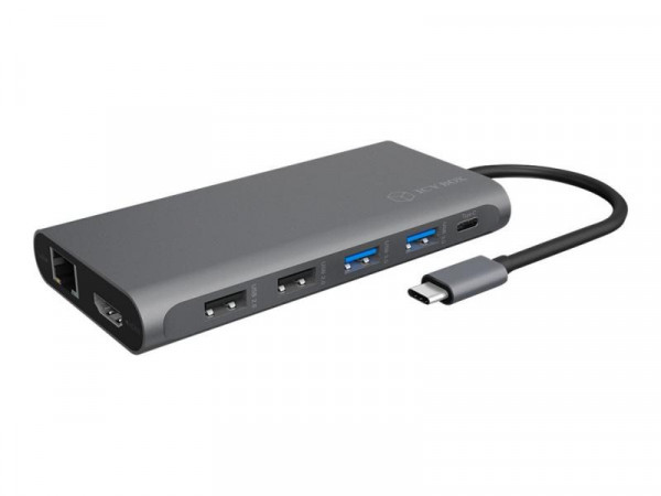 Dockingstation Notebook IcyBox USB-C -> 3x Videoaschnittstel