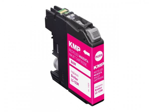 KMP Patrone Brother LC-123M 600 S. magenta