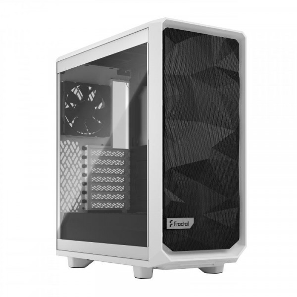 Gehäuse FRACTAL DESIGN Meshify 2 Compact White TG Clear Tint