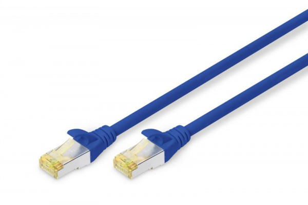 DIGITUS CAT 6A S/FTP Patchkabel, 5m, blau