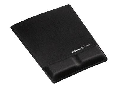 Fellowes Mauspad Health-V Handgelenkaufl. m Mousepad black