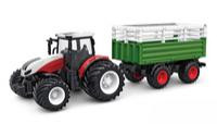 Amewi RC Traktor mit Viehtransporter LiIon 500mAh weiß/6+
