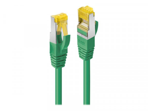 LINDY Patchkabel Cat6A RJ45 S/FTP Cat7 LSZH Kabel grün 2m