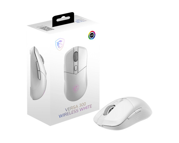 MSI VERSA 300 W White WIRELESS Gaming Maus