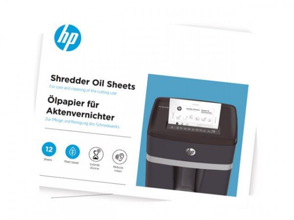 HP Aktenvernichter Öl-Blätter