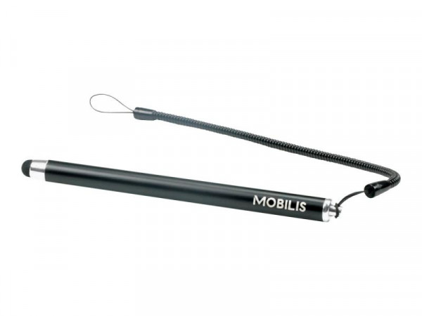 Mobilis Pack of 10 Bl. capac. stylus Matte Bl. + spiral cord