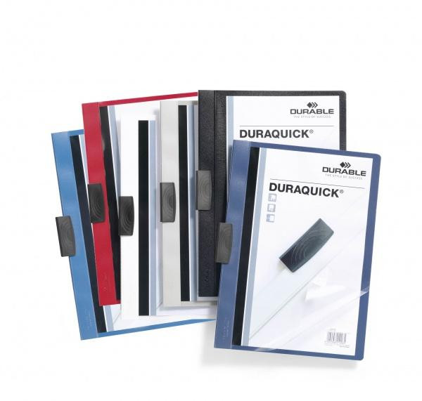 DURABLE Klemm-Mappe Duraquick 1-20 Blatt weiß