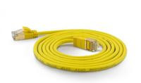 Wantec Patchkabel SSTP CAT7 Ste. CAT6a d=4mm 0,50m gelb