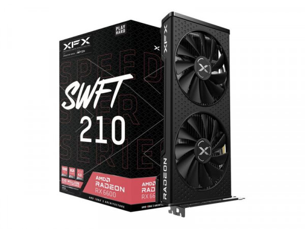 XFX RX 6600 SWFT 210 CORE Gaming 8GB GDDR6 HDMI 3xDP