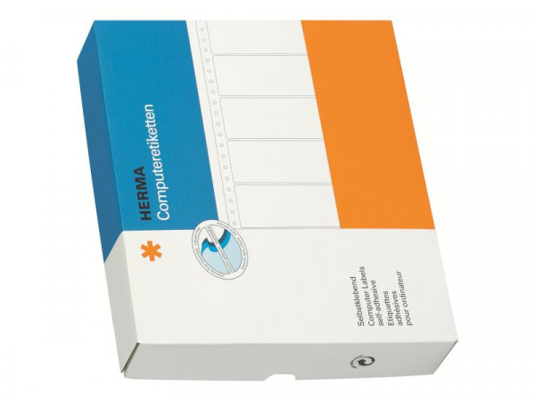 HERMA Computeretiketten weiß 81,28x35,7 mm Papier 16000 St.