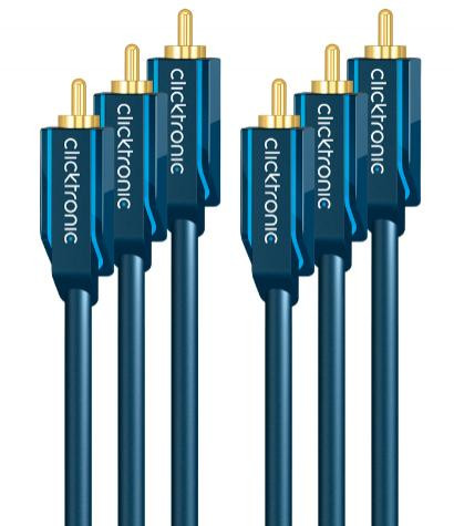 Clicktronic Casual YUV Komponentenkabel,