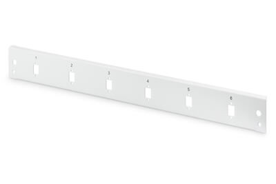 DIGITUS LWL Spleißbox Frontblende 1HE 6xSC SX schnellversch