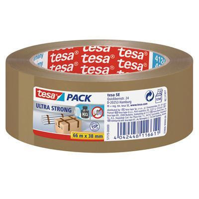 tesapack Ultra Strong 66m 38mm braun PVC Qualität 4124