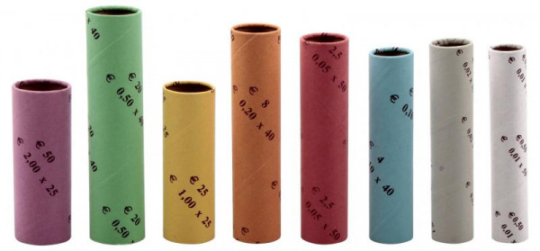 Olympia Papier-Münzhülsen 10er Set
