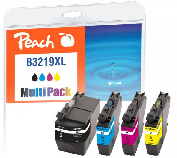 Peach Patrone Brother LC-3219XL, PEA, MultiPack, FW komp.