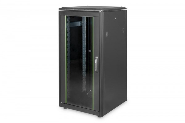DIGITUS Netzwerkschrank Unique 22HE 1164x600x600mm schwarz