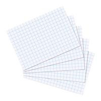 Herlitz Karteikarte A5 kariert weiß hf 100er Packung