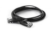 Wantec Patchkabel UTP CAT6a d=2,8mm 0,20m schwar
