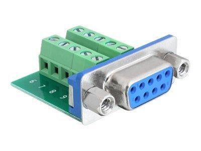 Adapter Delock Terminalblock 10Pin -> D-Sub9 Buchse